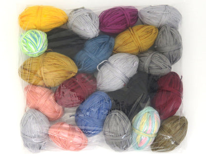 Mixed Lot Multicolor Leftover Summer Yarns fnt2-83419