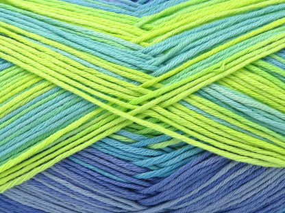 Cotton Magic Green Shades, Turquoise, Lilac Shades fnt2-83589