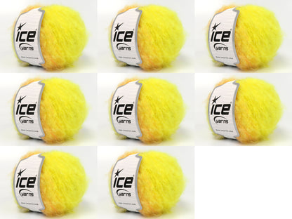 Chancy Mohair Mint Green, Yellow, Light Salmon, Lilac fnt2-83607