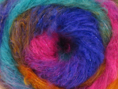 Chancy Mohair Purple, Fuchsia, Green, Gold fnt2-83611