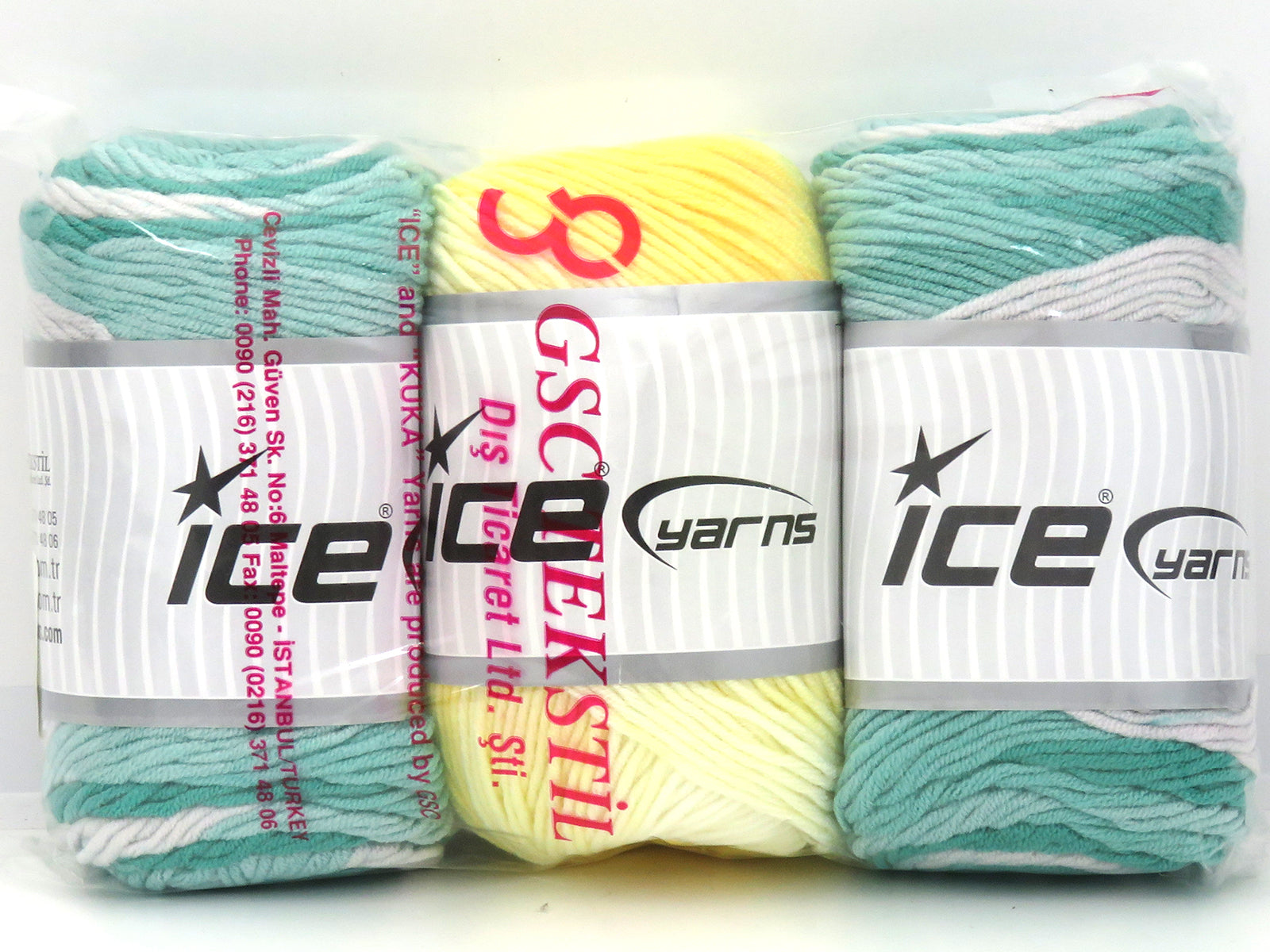 Mixed Lot Multicolor Cakes Blues Baby Yarns fnt2-83647