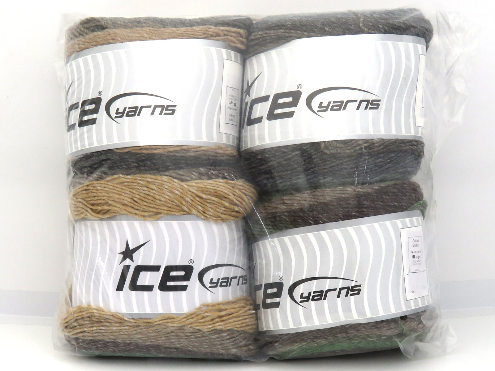 Mixed Lot Multicolor Cakes Galaxy Yarns fnt2-83659