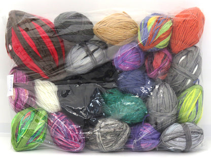 Mixed Lot Multicolor Summer Leftover Yarns fnt2-83693
