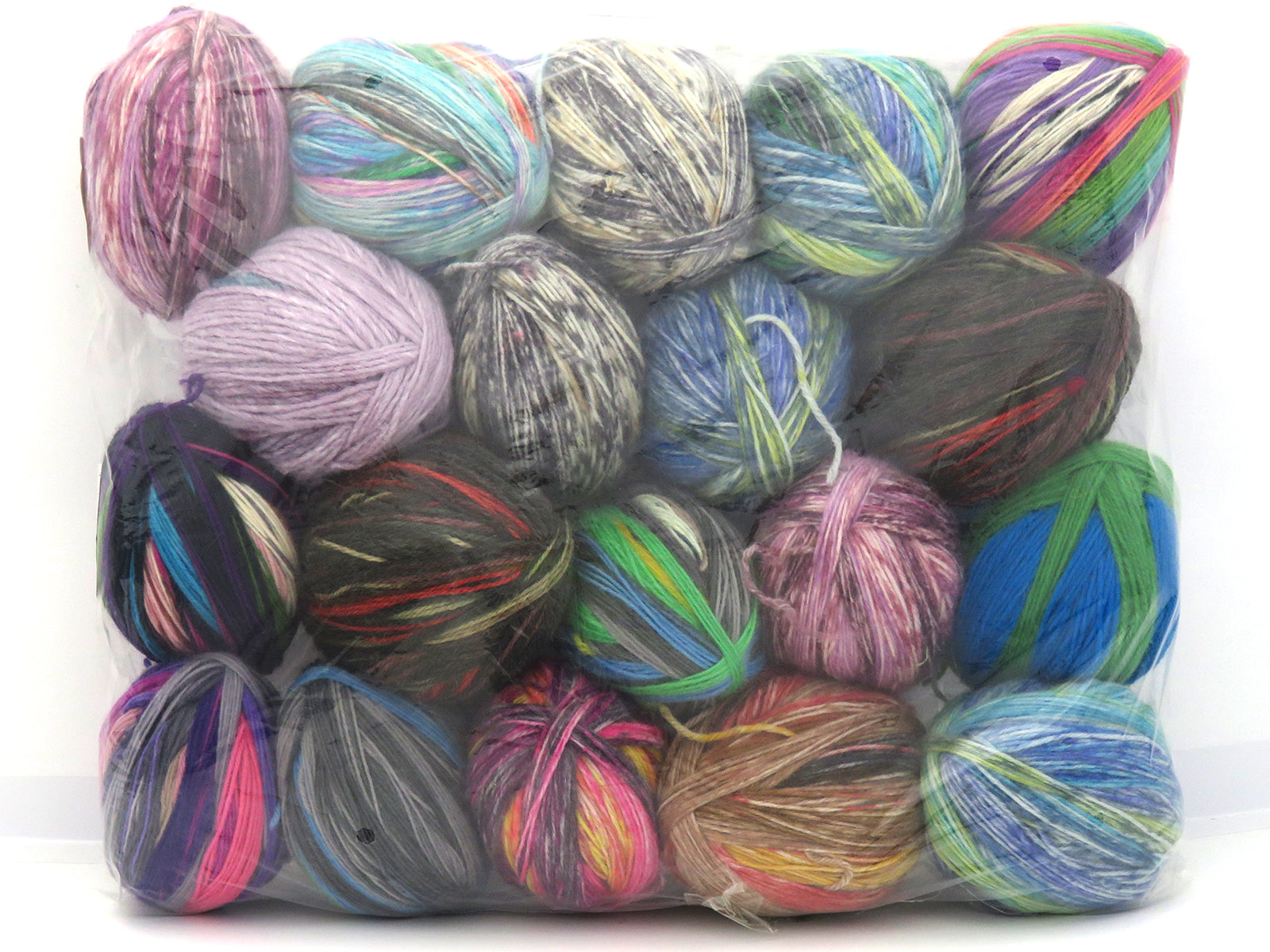 Mixed Lot Multicolor Sock Leftover Yarns fnt2-83695