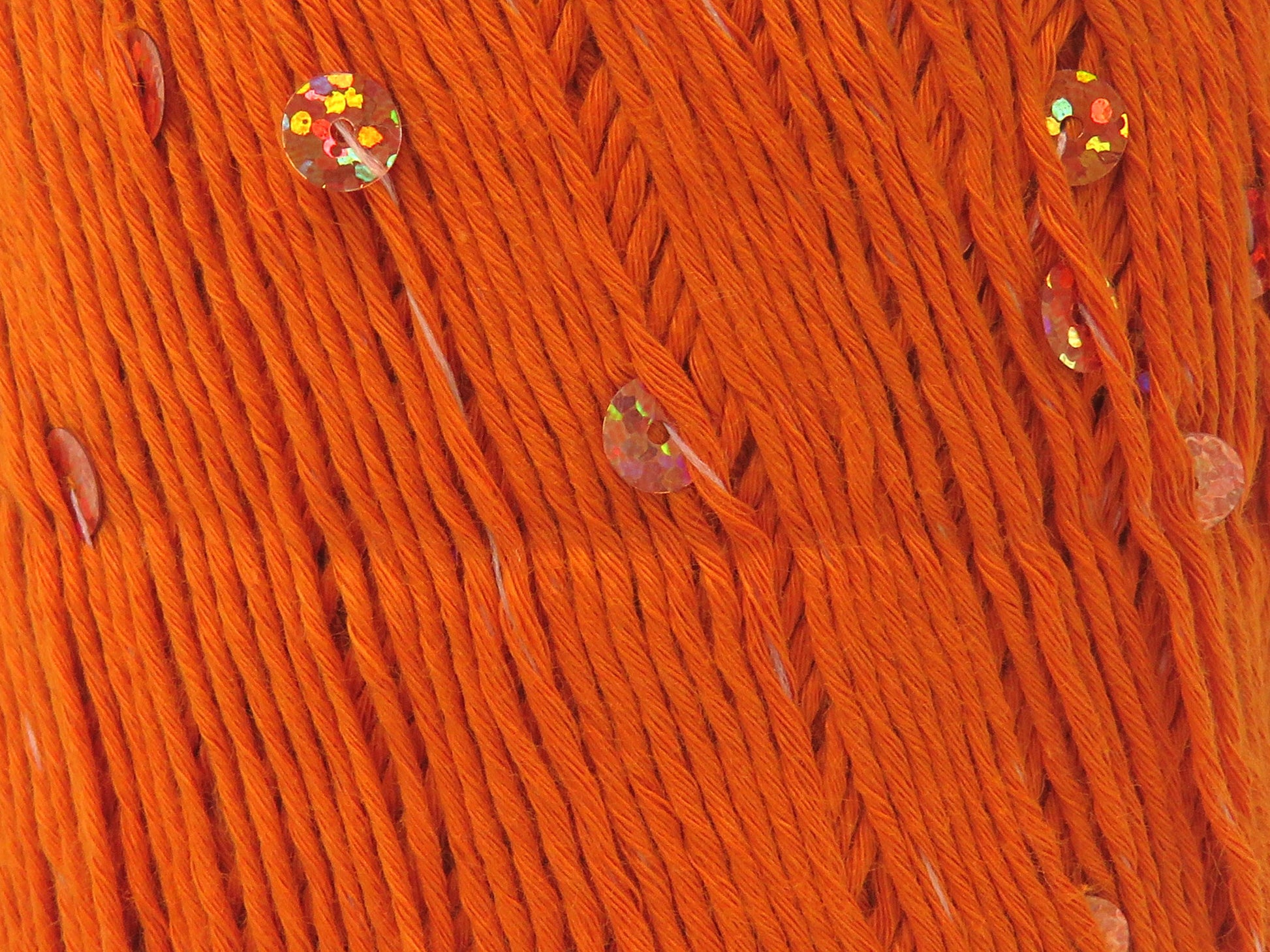Cotton Paillette Fine Orange  fnt2-83771