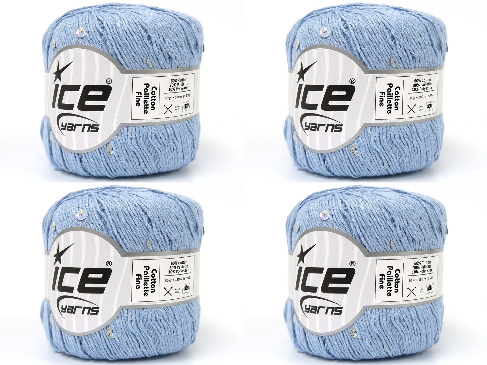 Cotton Paillette Fine Baby Blue  fnt2-83779