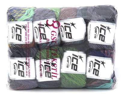Vivid Wool Yarns Mixed Lot fnt2-83894