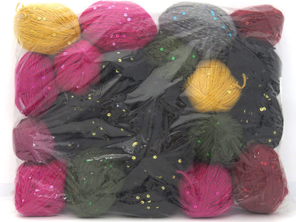Paillette Leftover Yarns Mixed Lot fnt2-83910
