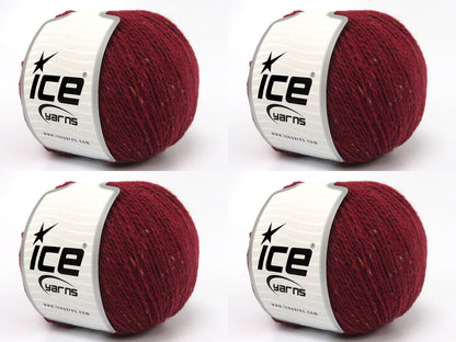 Baby Alpaca Tweed Burgundy fnt2-83941