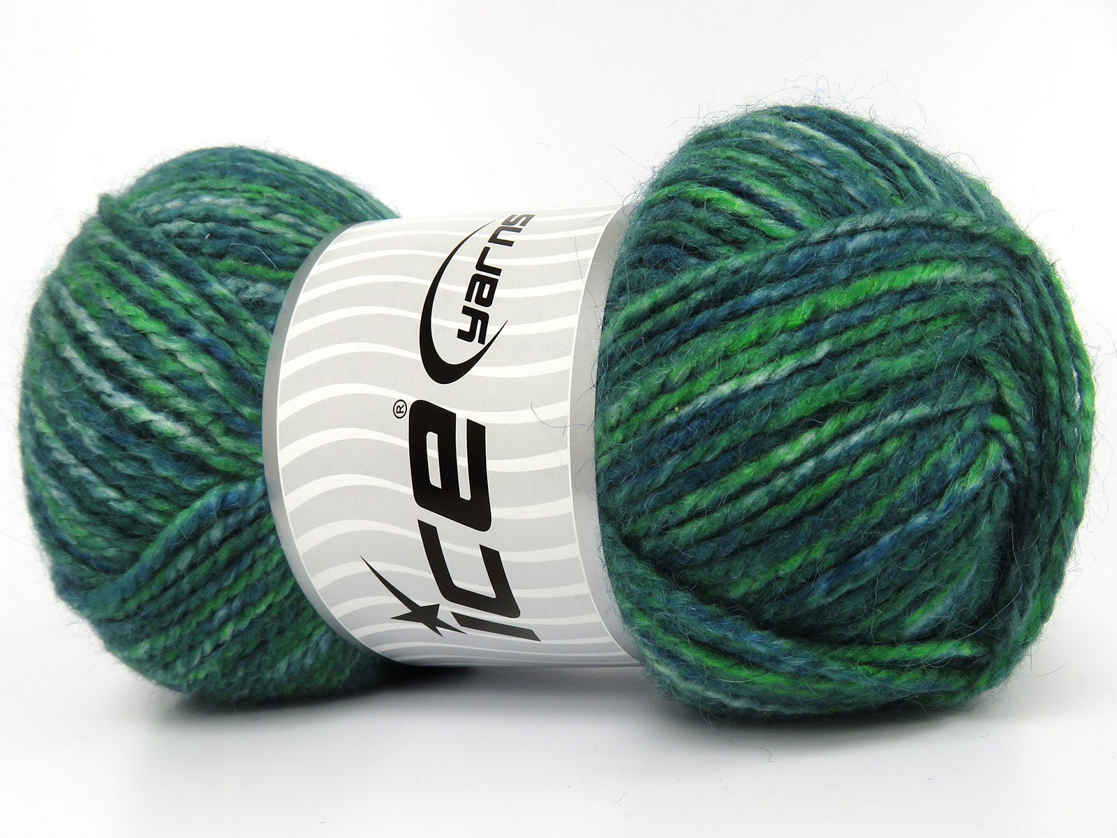 Jeans Wool Bulky Green Shades, Blue Shades fnt2-83974