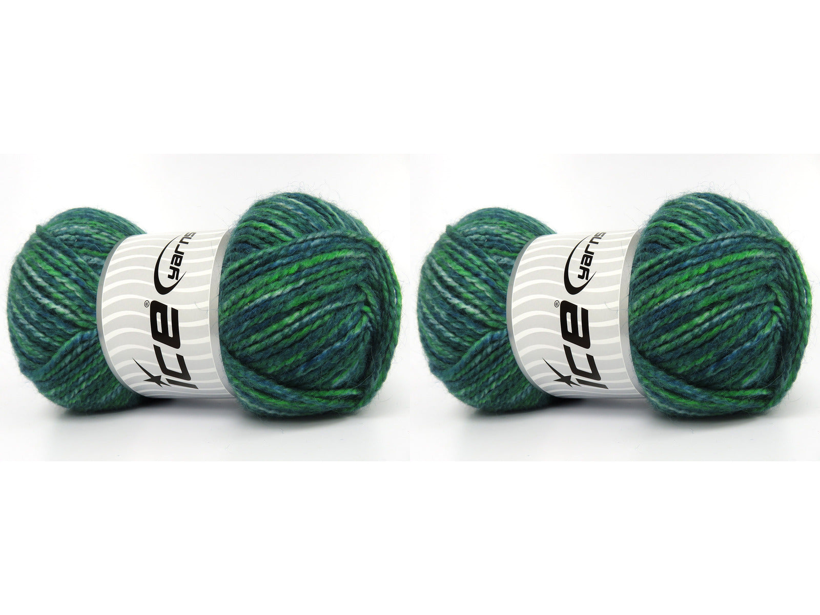 Jeans Wool Bulky Green Shades, Blue Shades fnt2-83974