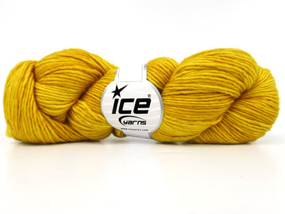 Hand Dyed Superwash Merino Gold Melange fnt2-84206