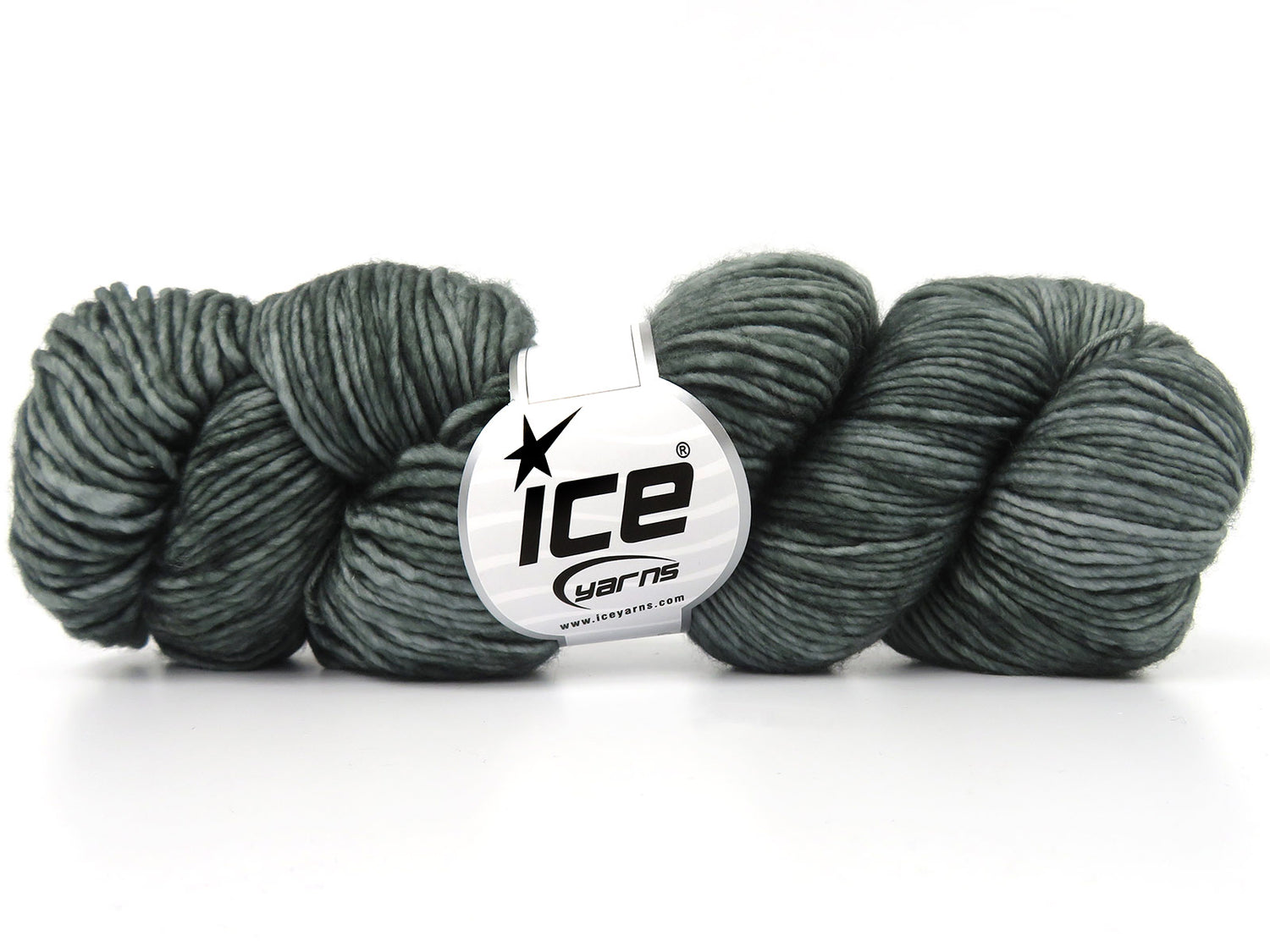 Hand Dyed Superwash Merino Oil Green Melange fnt2-84222