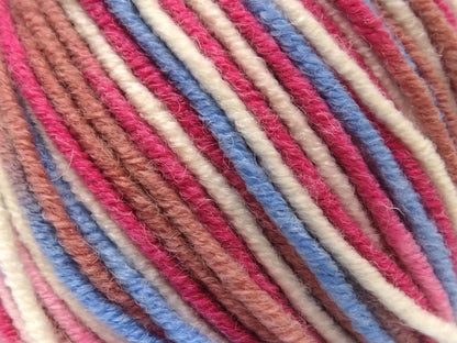 Star Merino Batik Blue, Pink Shades, Cream fnt2-84232