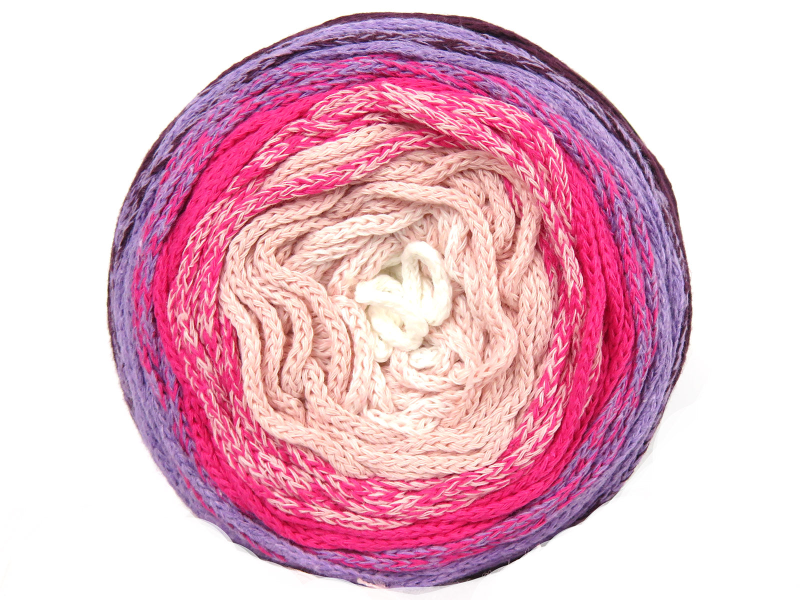 Cakes Macrame Cotton Magic White, Pink Shades, Lilac, Maroon fnt2-84278