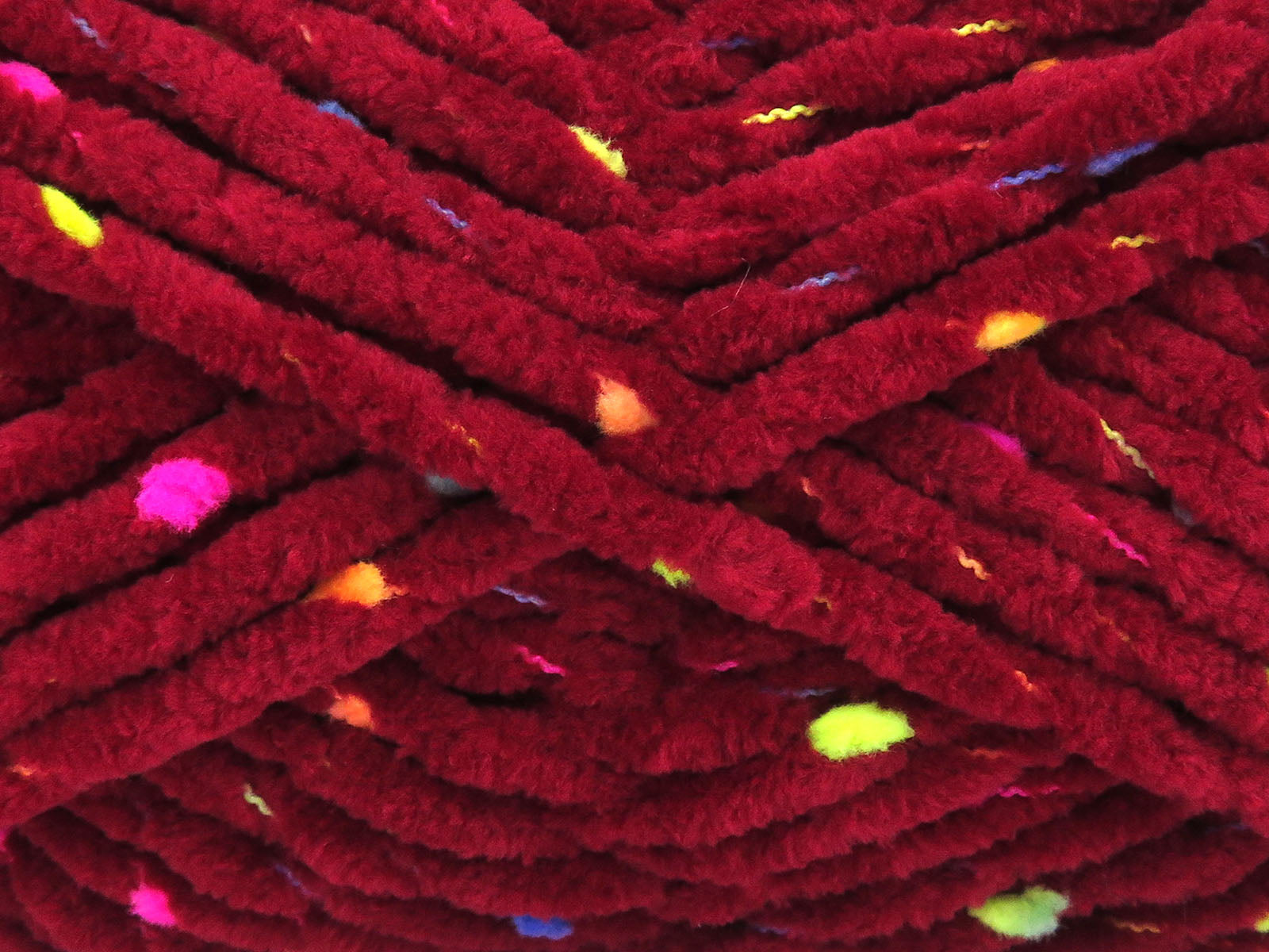 Chenille Baby Tweed Burgundy fnt2-84396