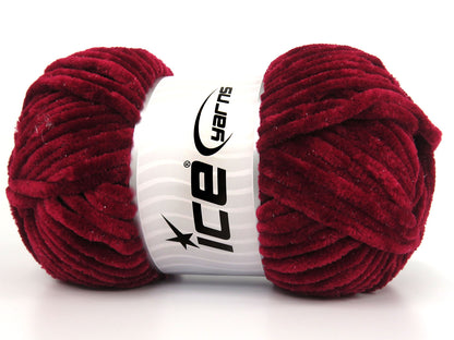 Chenille Baby Glitz Burgundy fnt2-84419