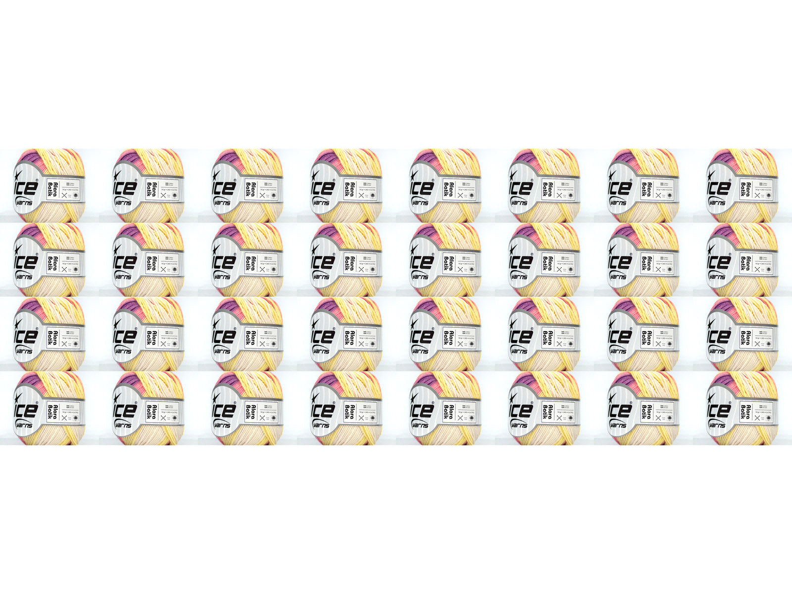 Mixed Lot Multicolor Cotton Acrylic Yarns fnt2-84486