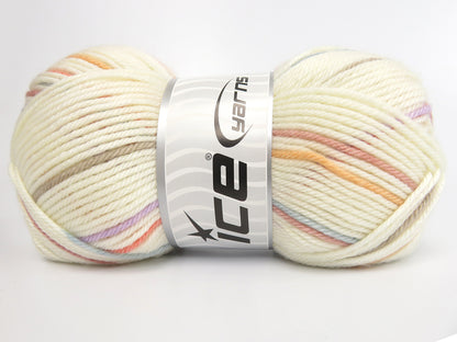 Design Line Cream, Camel, Gold, Salmon, Blue fnt2-84516