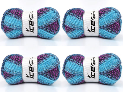 Harrison Jeans Blue, Turquoise, Fuchsia, Purple, Pink fnt2-84593