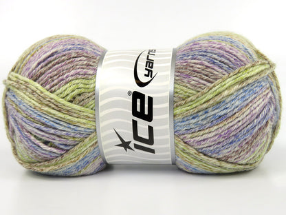 Cottonac Spray Blue, Green, Lilac, Brown, Purple fnt2-84623