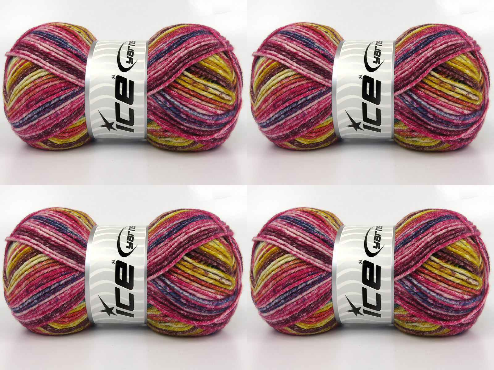 Cottonac Spray Maroon, Pink Shades, Gold, Brown, Green, Teal fnt2-84630