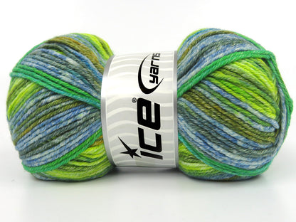 Cottonac Spray Blue Shades, Green Shades fnt2-84635