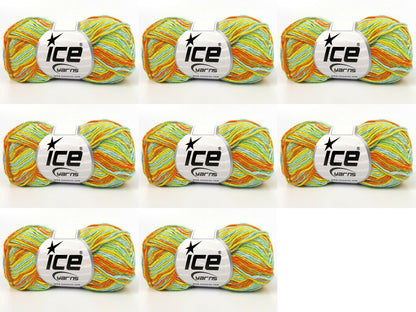 Carlson Color Green, Orange, Turquoise, Yellow fnt2-84682