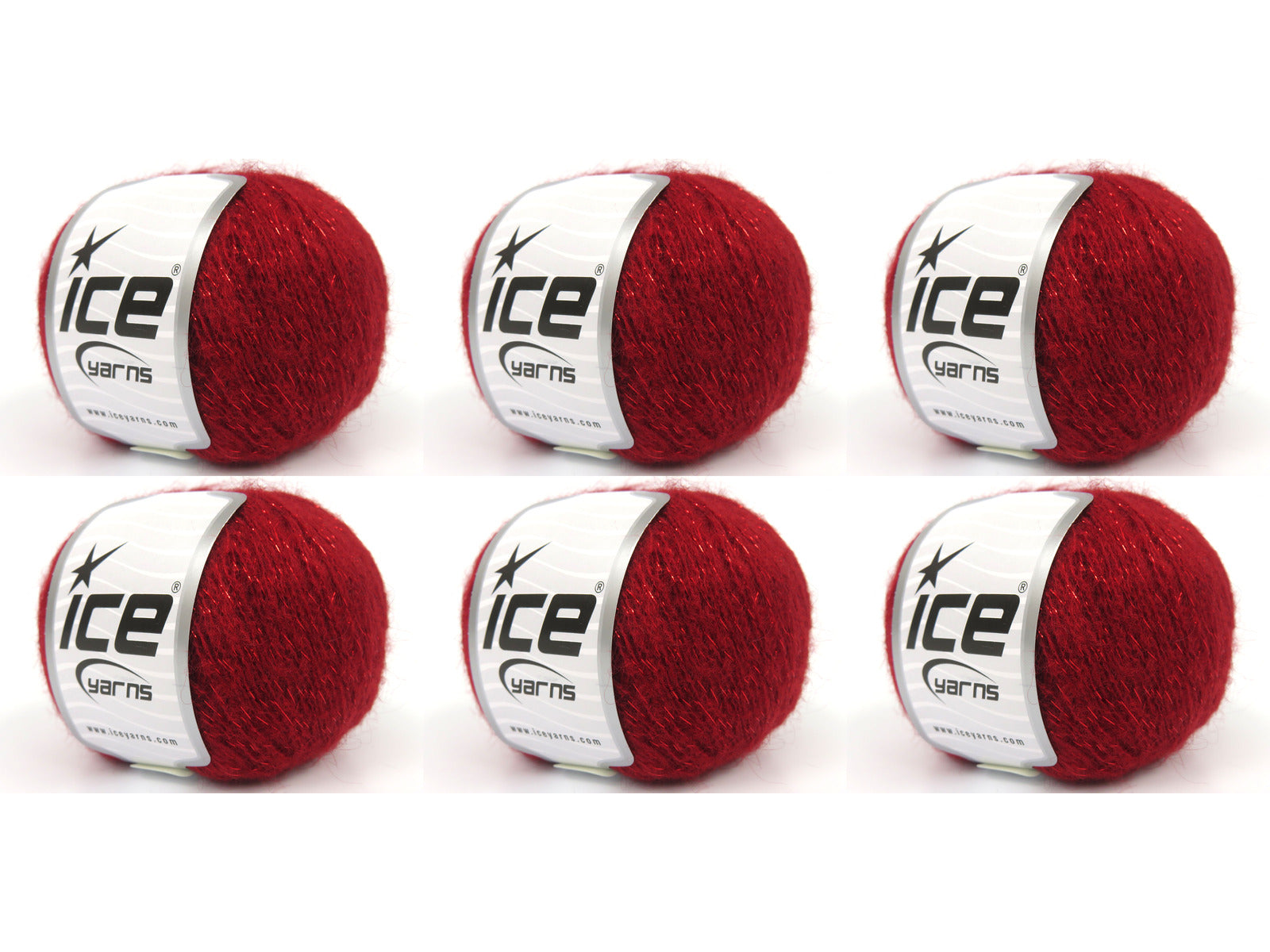 Winsome Mohair Glitz Red fnt2-84707