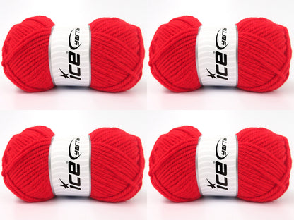 Shetland Bulky Red fnt2-84833